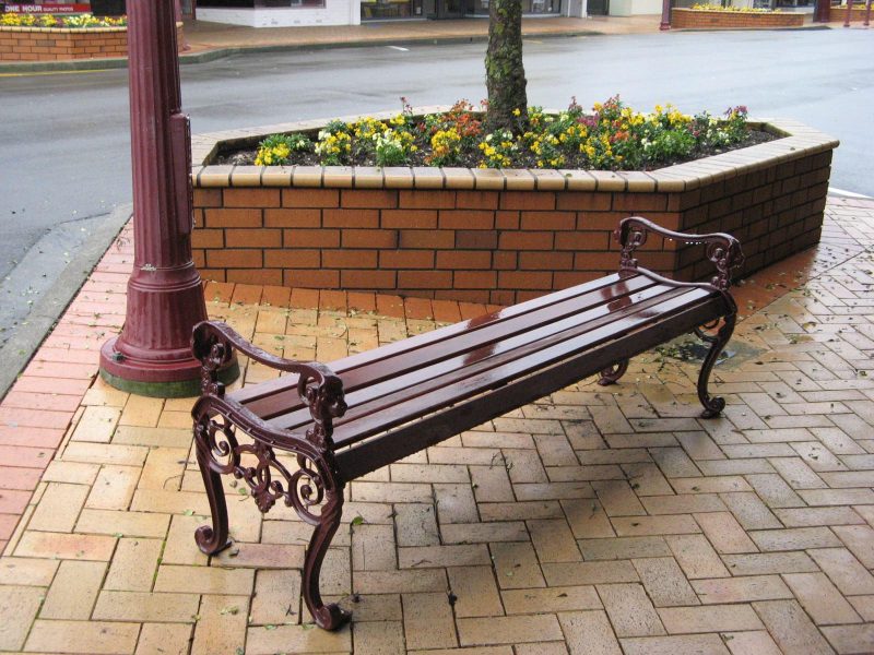 Feilding town Edwardian style benches HERO