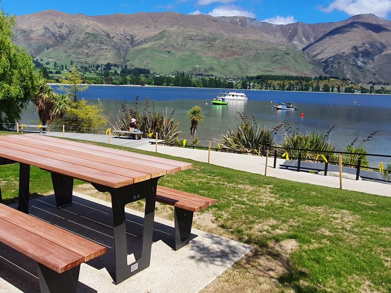 Wanaka Foreshore-Liffiton seat & table settings (14)