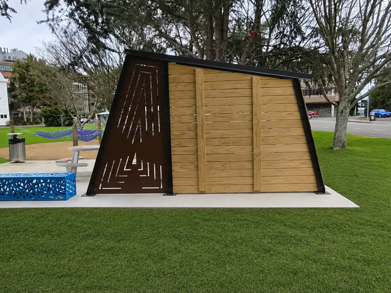 Massey Uni Neo Shelter, Contour BBQ, Modo Bin