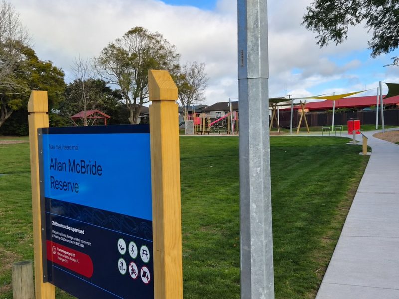 Allan McBride Reserve, Tauranga - Swing Seat Set